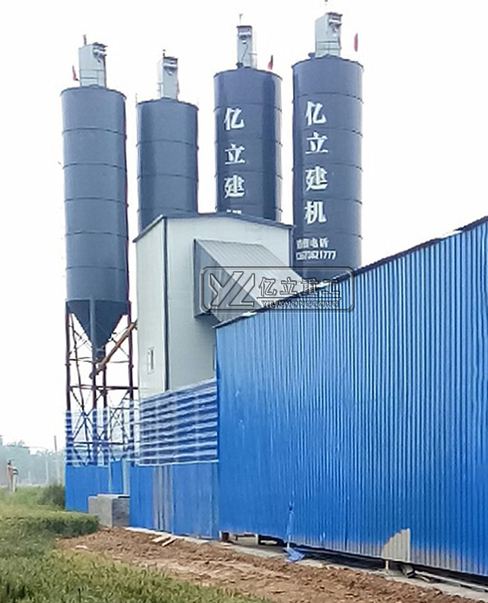 億立環(huán)保HZS120混凝土攪拌站設備用戶現(xiàn)場實拍 